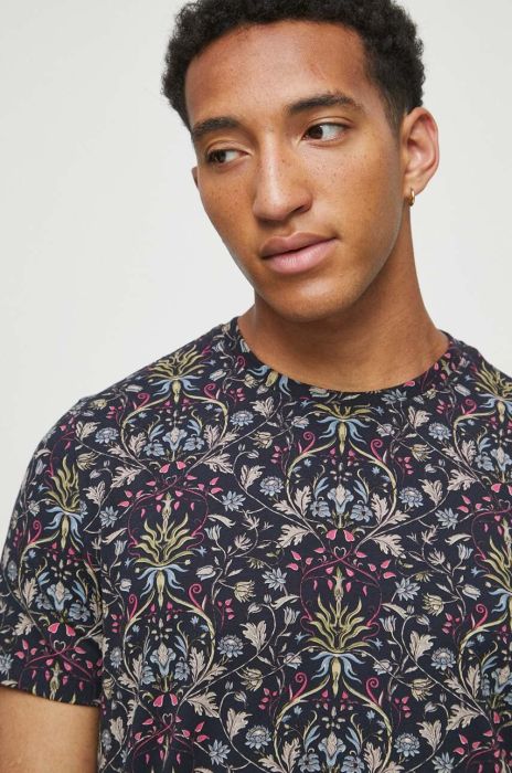 Футболка Medicine чоловічий колір синій візерунок (3444343)