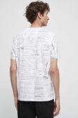 Бавовняна футболка Medicine колір білий візерунок (3456304)