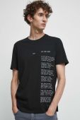 Бавовняна футболка Medicine колір чорний з принтом (3456250)