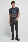 Бавовняна футболка Medicine колір сірий з принтом (3503029)
