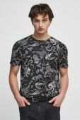 Бавовняна футболка Medicine колір чорний візерунок (3502933)