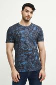 Бавовняна футболка Medicine колір синій візерунок (3553243)