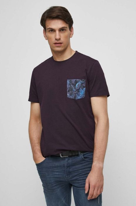 Футболка Medicine чоловічий колір фіолетовий однотонний (3532275)