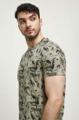 Бавовняна футболка Medicine колір зелений візерунок (3555724)
