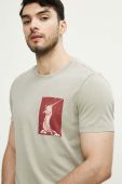 Бавовняна футболка Medicine колір бежевий з принтом (3555716)