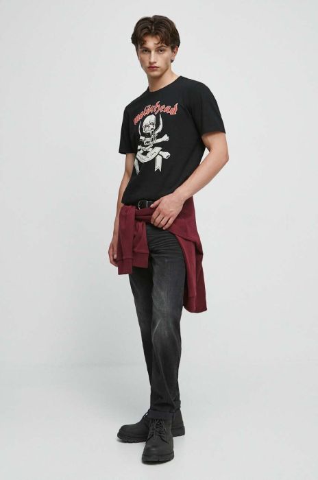 Бавовняна футболка Medicine колір чорний з принтом (3532191)