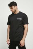 Бавовняна футболка Medicine колір чорний з принтом (3592511)