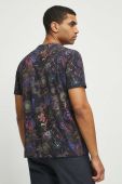 Бавовняна футболка Medicine колір чорний візерунок (3592516)