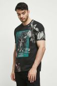 Бавовняна футболка Medicine колір чорний з принтом (3592531)