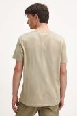 Бавовняна футболка Medicine чоловічий колір бежевий з принтом (3690663)