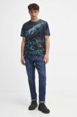 Бавовняна футболка Medicine чоловічий колір синій візерунок (3690673)