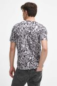 Бавовняна футболка Medicine чоловічий колір сірий візерунок