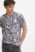 Бавовняна футболка Medicine чоловічий колір сірий візерунок