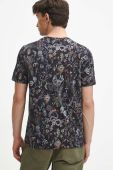 Бавовняна футболка Medicine чоловічий колір чорний візерунок (3685317)