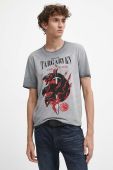 Бавовняна футболка Medicine чоловічий колір сірий з принтом (3685332)