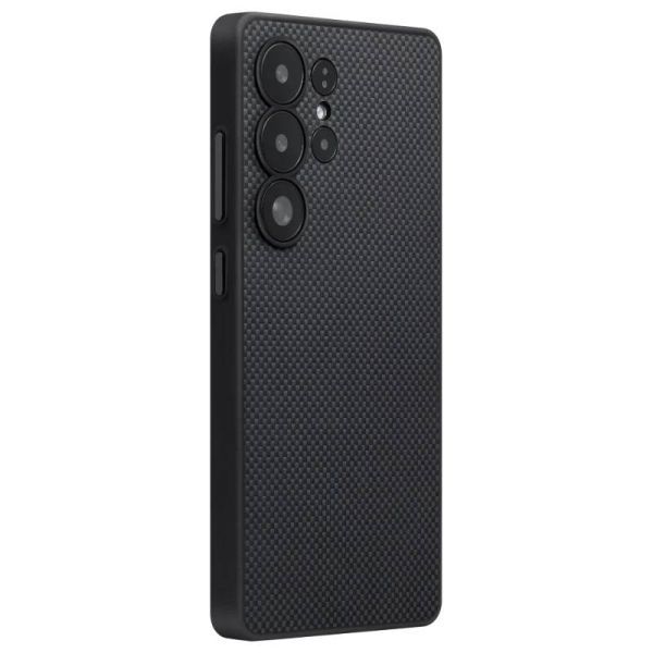Карбоновий чохол Pitaka PIN Button Case Black/Grey Plain для Samsung Galaxy S25 Ultra (PBS2501U) фото 2