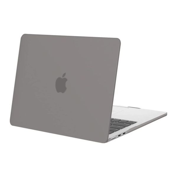 Пластиковий чохол CasePro Soft Touch Matte Gray для MacBook Air 15” M5 | M4 | M3 | M2 (2026 | 2025 | 2024 | 2023)
