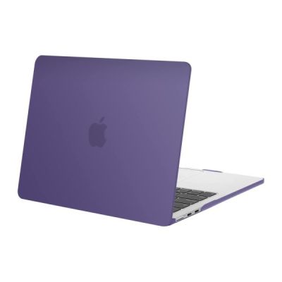 Пластиковий чохол CasePro Soft Touch Matte Purple для MacBook Air 13.6” M5 | M4 | M3 | M2 (2026 | 2025 | 2024 | 2022)