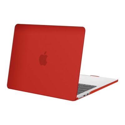Пластиковий чохол CasePro Soft Touch Matte Red для MacBook Air 13.6” M5 | M4 | M3 | M2 (2026 | 2025 | 2024 | 2022)