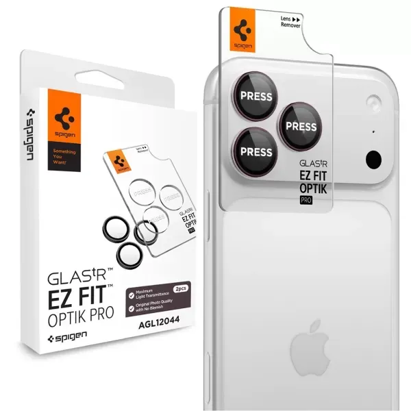 Захисне скло для камери Spigen Glass tR EZ Fit Optik Pro Burgundy для iPhone 18 Pro Max | 18 Pro (AGL12044) (2 шт.)
