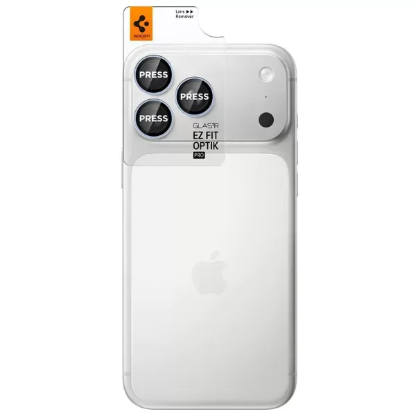 Захисне скло для камери Spigen Glass tR EZ Fit Optik Pro Glacier для iPhone 18 Pro Max | 18 Pro (AGL12045) (2 шт.) фото 2