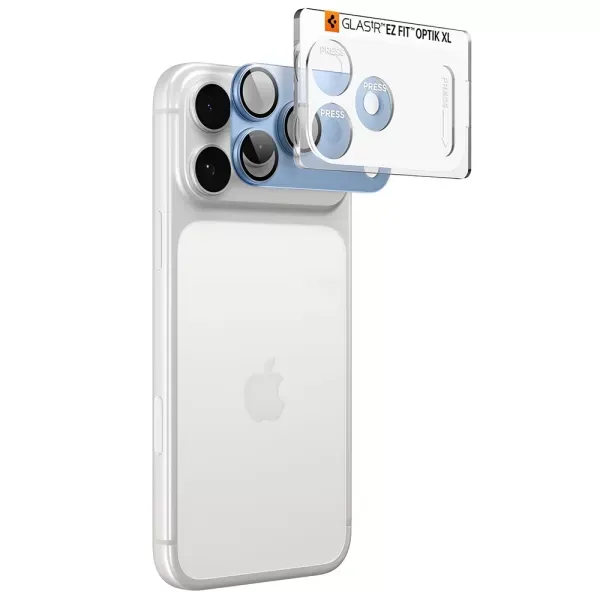 Захисне скло для камери Spigen Glass tR EZ Fit Optik Pro XL Glacier для iPhone 18 Pro Max (AGL12041) (1 шт.) фото 2