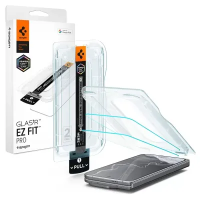 Захисне скло Spigen Glass tR EZ Fit Pro 2 шт. для Google Pixel 11 Pro Fold (AGL11490)