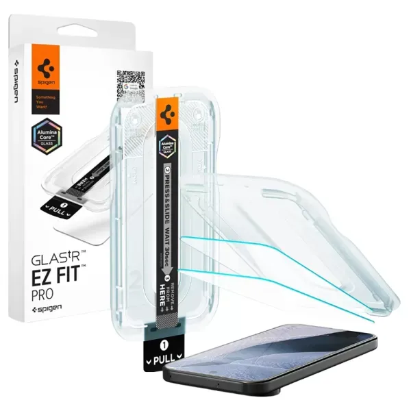 Захисне скло Spigen Glas.tR EZ Fit Pro Screen Protector Clear для Google Pixel 11 Pro | 11 (AGL11480) (2 шт.)
