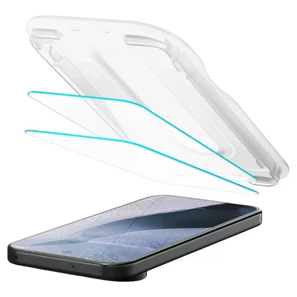 Захисне скло Spigen Glas.tR EZ Fit Pro Screen Protector Clear для Google Pixel 11 Pro | 11 (AGL11480) (2 шт.) фото 3