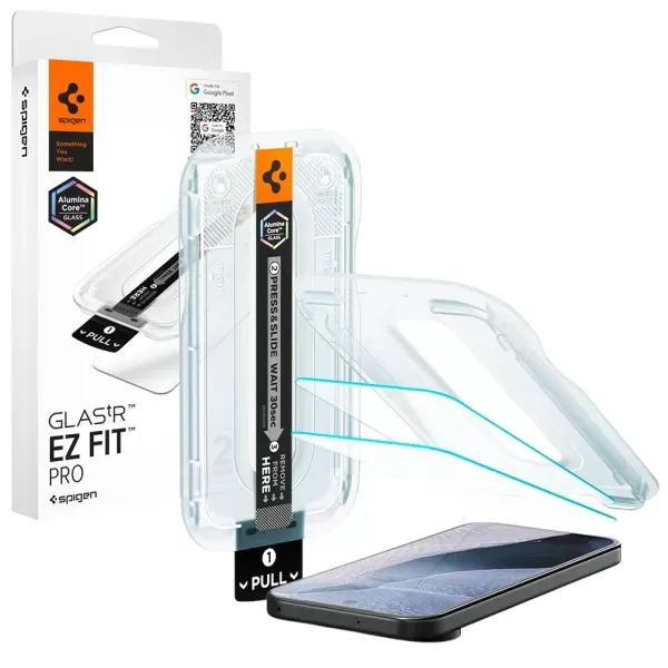Захисне скло Spigen Glas.tR EZ Fit Pro Screen Protector Clear для Google Pixel 11 Pro XL (AGL11485) (2 шт.)