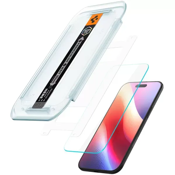 Захисне скло Spigen Glas.tR EZ Fit Transparency (2 шт.) для iPhone 17 Air (AGL09861) фото 2
