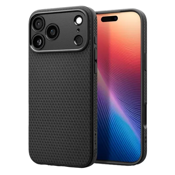 Чохол Spigen Liquid Air Matte Black для iPhone 18 Pro Max | 17 Pro Max (ACS10265) фото 2