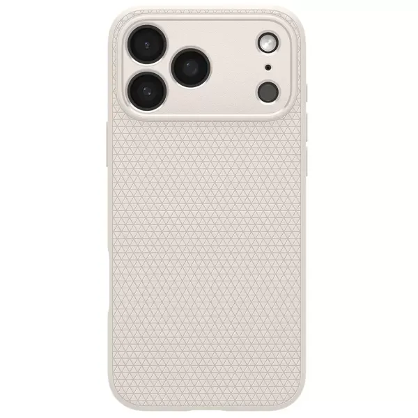 Силіконовий чохол Spigen Liquid Air Natural Titanium для iPhone 18 Pro | 17 Pro (ACS12152)