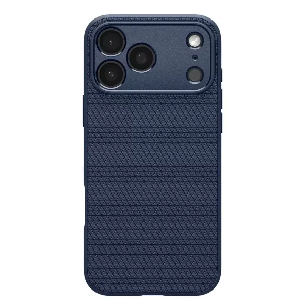 Силіконовий чохол Spigen Liquid Air Navy Blue для iPhone 18 Pro | 17 Pro (ACS12150)