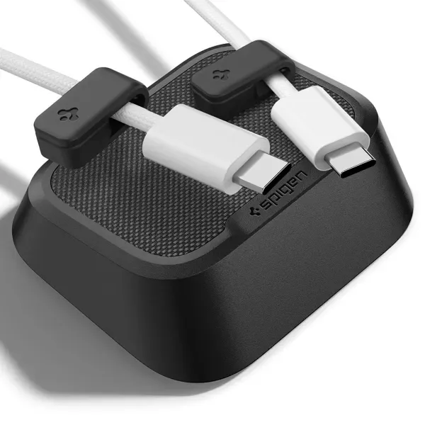 Тримач для кабелів Spigen Magnetic Cable Holder Black (APP11145)