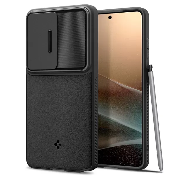 Чохол із захистом камери Spigen Optik Armor Black для Samsung Galaxy S26 Ultra (ACS10687) фото 2