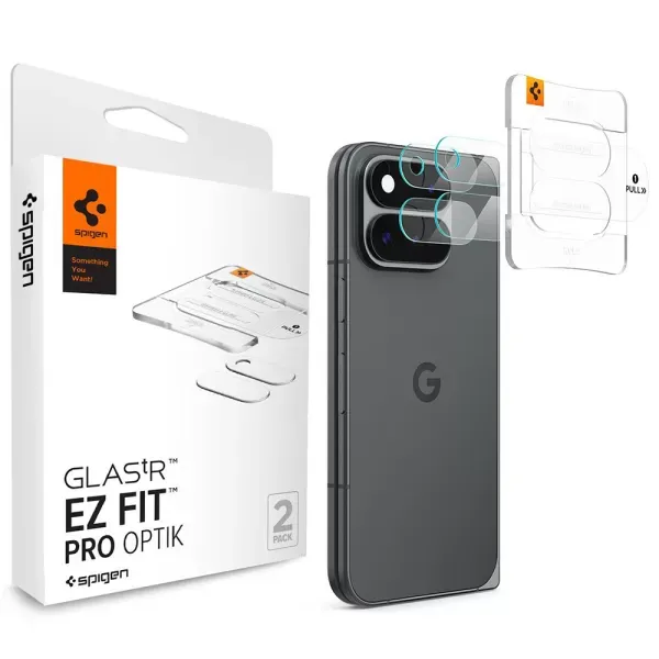 Захисне скло на камеру Spigen Optik EZ Fit Pro 2 шт. Crystal Clear для Google Pixel 11 Pro Fold (AGL11491)