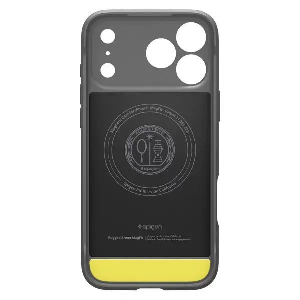 Чохол Spigen Rugged Armor MagSafe Gray для iPhone 18 Pro | 17 Pro (ACS12148) фото 2