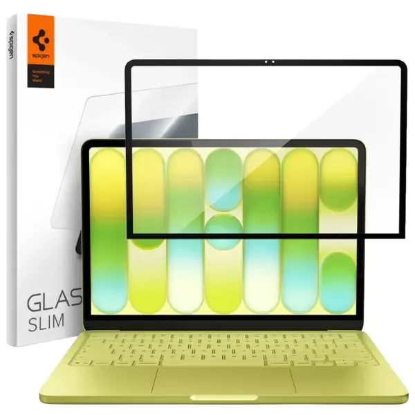 Захисне скло Spigen Screen Protector Full Cover Black для MacBook Neo 13” A18 Pro (2026) (AGL11669) (1 шт.)