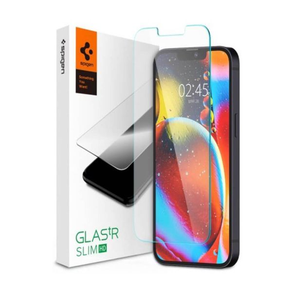 Захисне скло Spigen Screen Protector Glas.tR SLIM HD для iPhone 17e | 16e | 14 | 13 Pro | 13 (AGL03391)