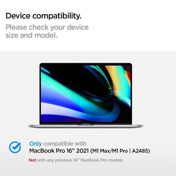Чохол-накладка Spigen Thin Fit Crystal Clear для MacBook Pro 14” M5 | M4 | M3 | M2 | M1 (2021-2026) (ACS04212) фото 3