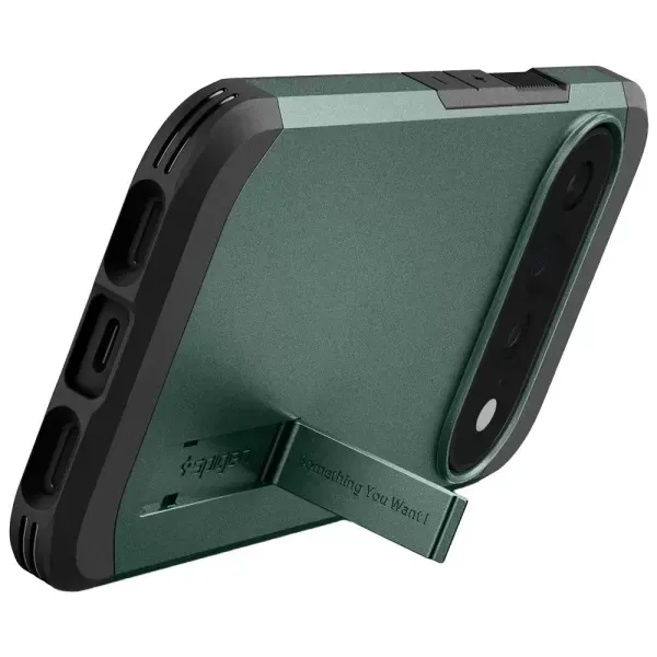 Протиударний чохол Spigen Tough Armor MagSafe Abyss Green для Google Pixel 11 Pro (ACS11859) фото 3