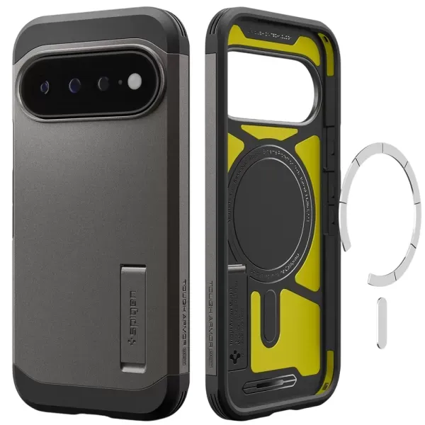 Протиударний чохол Spigen Tough Armor AI MagSafe Gunmetal для Google Pixel 11 Pro XL (ACS11865) фото 3