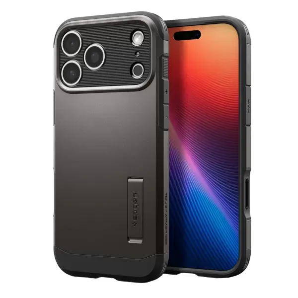 Протиударний чохол Spigen Tough Armor T MagSafe Gunmetal для iPhone 18 Pro Max | 17 Pro Max (ACS10298) фото 2