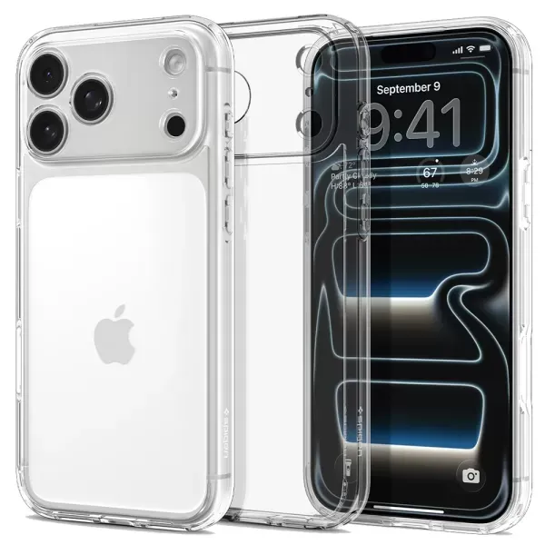 Прозорий чохол Spigen Ultra Hybrid Crystal Clear для iPhone 18 Pro | 17 Pro (ACS10342) фото 2