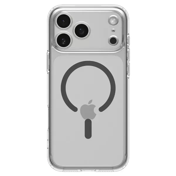 Прозорий чохол Spigen Ultra Hybrid MagSafe Clear Graphite для iPhone 18 Pro | 17 Pro (ACS10347)