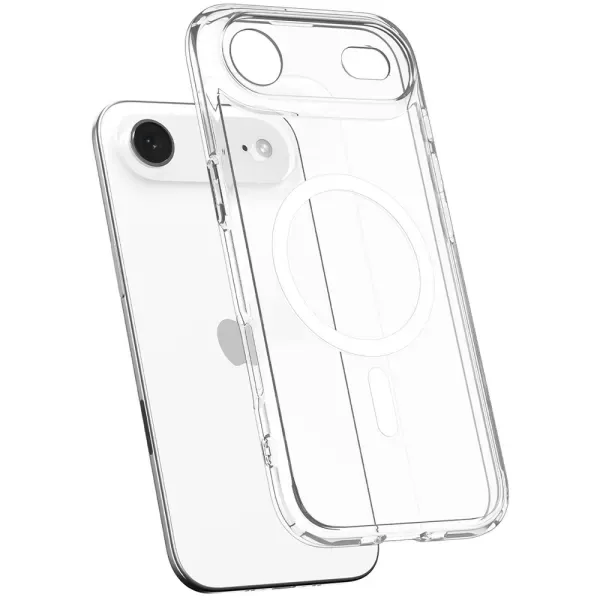 Прозорий чохол Spigen Ultra Hybrid MagSafe Clear White для iPhone 17 Air (ACS10313) фото 3
