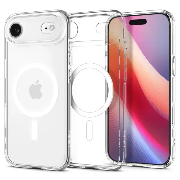 Прозорий чохол Spigen Ultra Hybrid MagSafe Clear White для iPhone 17 Air (ACS10313) фото 2