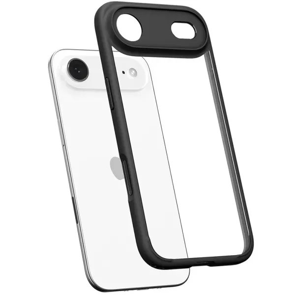Прозорий чохол Spigen Ultra Hybrid Matte Black для iPhone 17 Air (ACS10310) фото 3