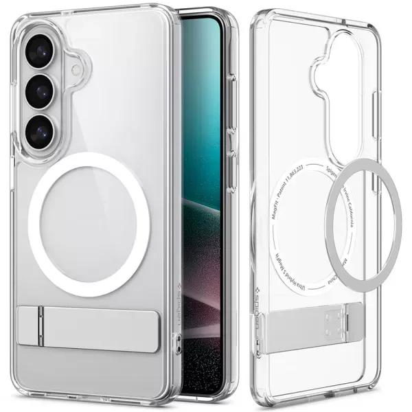 Прозорий чохол Spigen Ultra Hybrid S MagSafe Clear White для Samsung Galaxy S26 (ACS11061) фото 2
